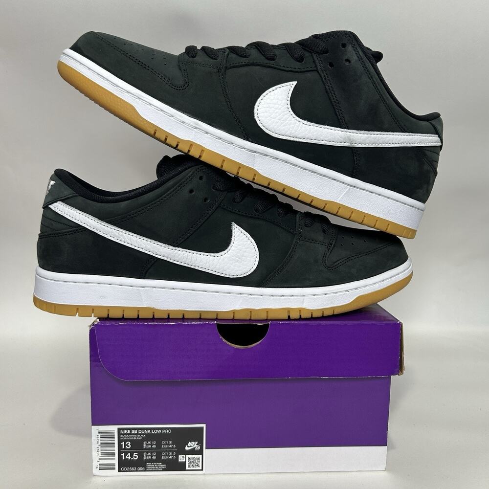 Nike SB Dunk Low Pro “Black Gum”
